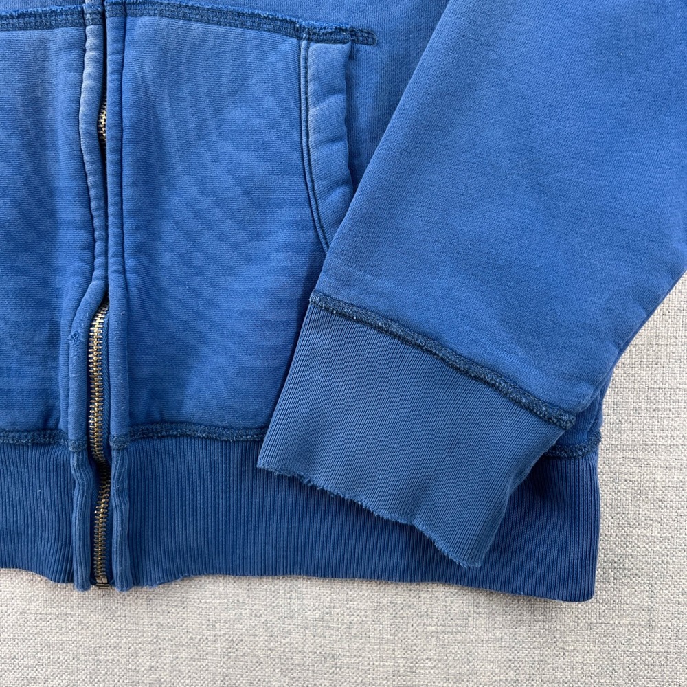 VTG Y2K Hollister So Cal Malibu Beach Full Zip Hoodie Women XL Blue Coastal Fade - Picture 7 of 11
